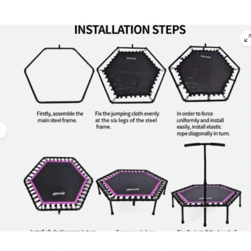 Newan Trampoline Silent Trampoline‎ Bung (Pad Only)